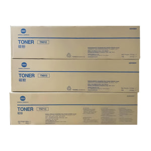Konica Minolta TN712 / TN812 / TN912 APAC Original Black Toner (With Label)