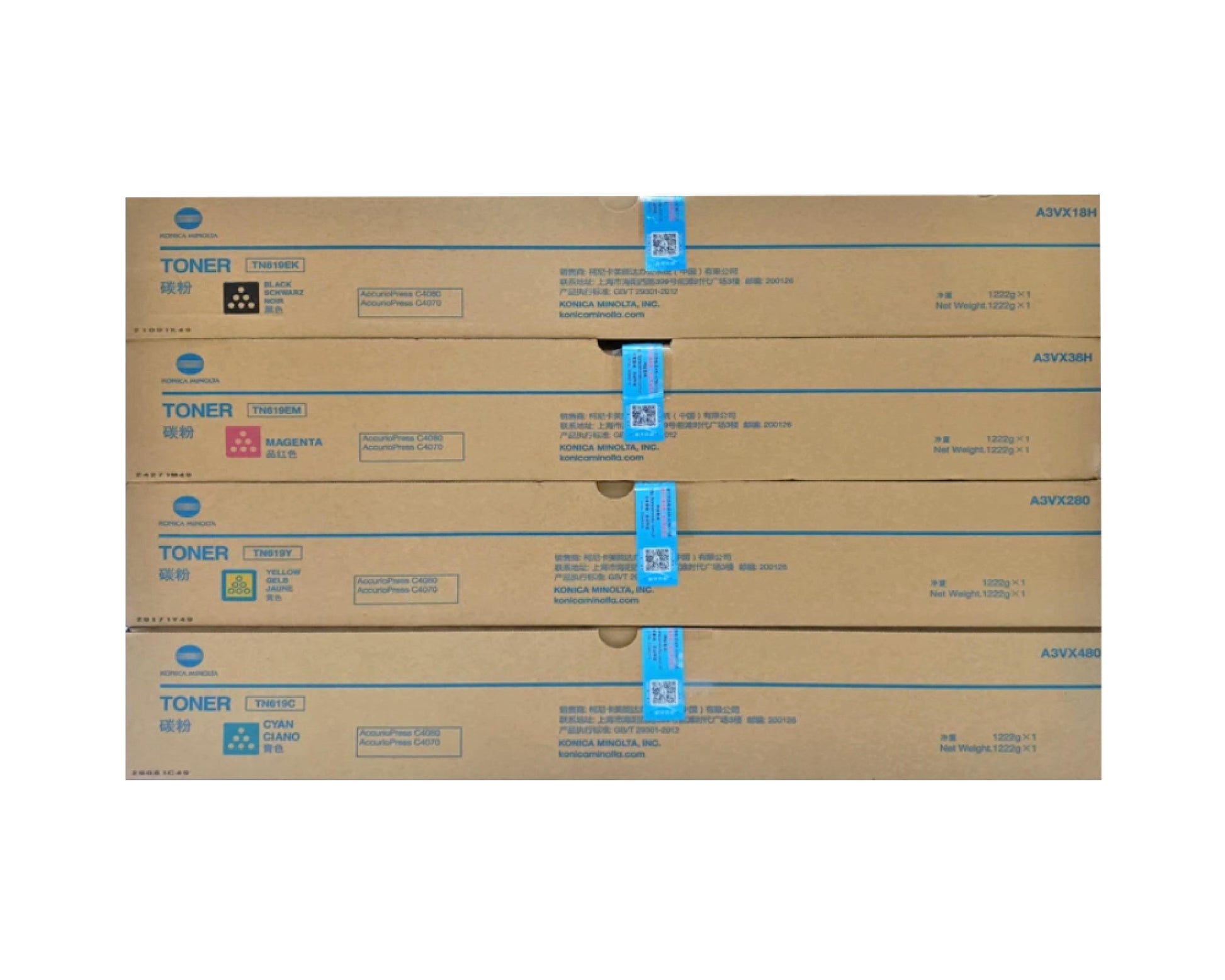 Konica Minolta Asia-Version TN619 Original Color Toner for C4070 / C4080
