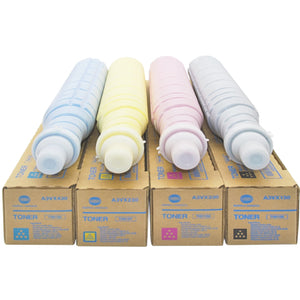 TN619 US Original Color Toner Set for bizhub PRESS / AccurioPress Series A3VX130-A3VX430-A3VX330-A3VX230