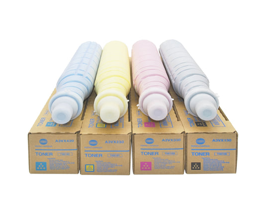 TN619 US Original Color Toner Set for bizhub PRESS / AccurioPress Series A3VX130-A3VX430-A3VX330-A3VX230
