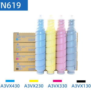 TN619 US Original Color Toner Set for bizhub PRESS / AccurioPress Series A3VX130-A3VX430-A3VX330-A3VX230