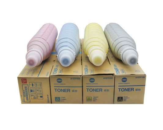 Konica Minolta Original Asia Version TN615 Toner Cartridge Set for C8000 C7000 C6500 C6501 C6000 A1DY150/A1DY250/A1DY350/A1DY450