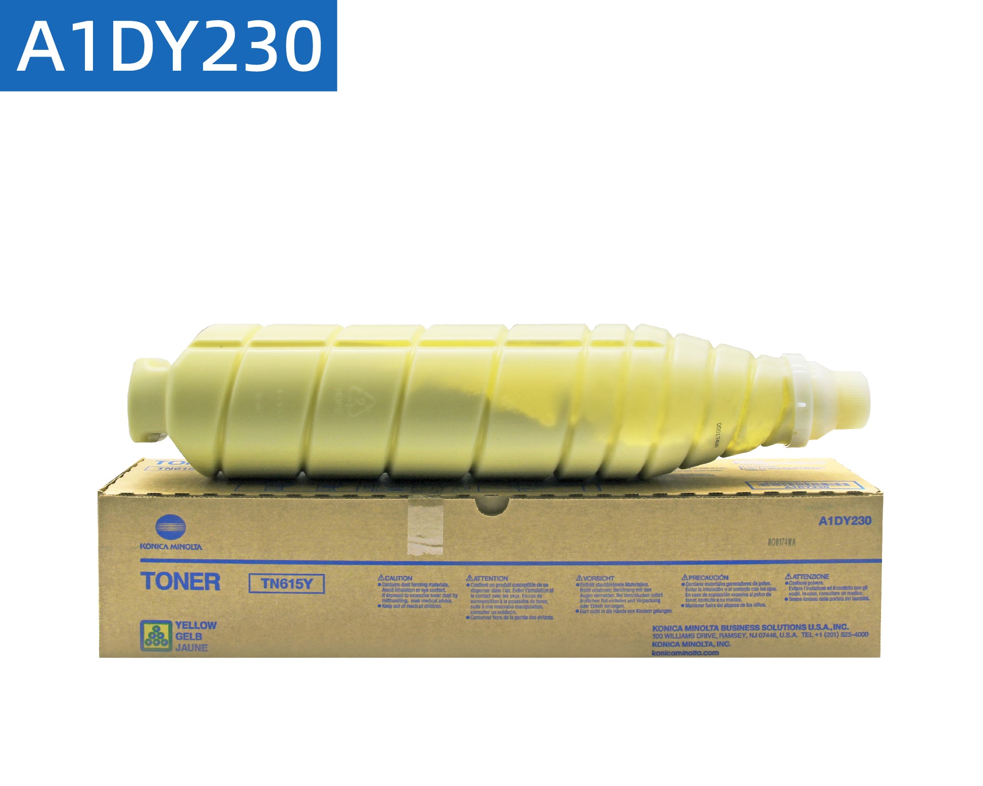 Konica Minolta Original US Version TN615 Toner Set for bizhub PRESS C8000 A1DY130-450