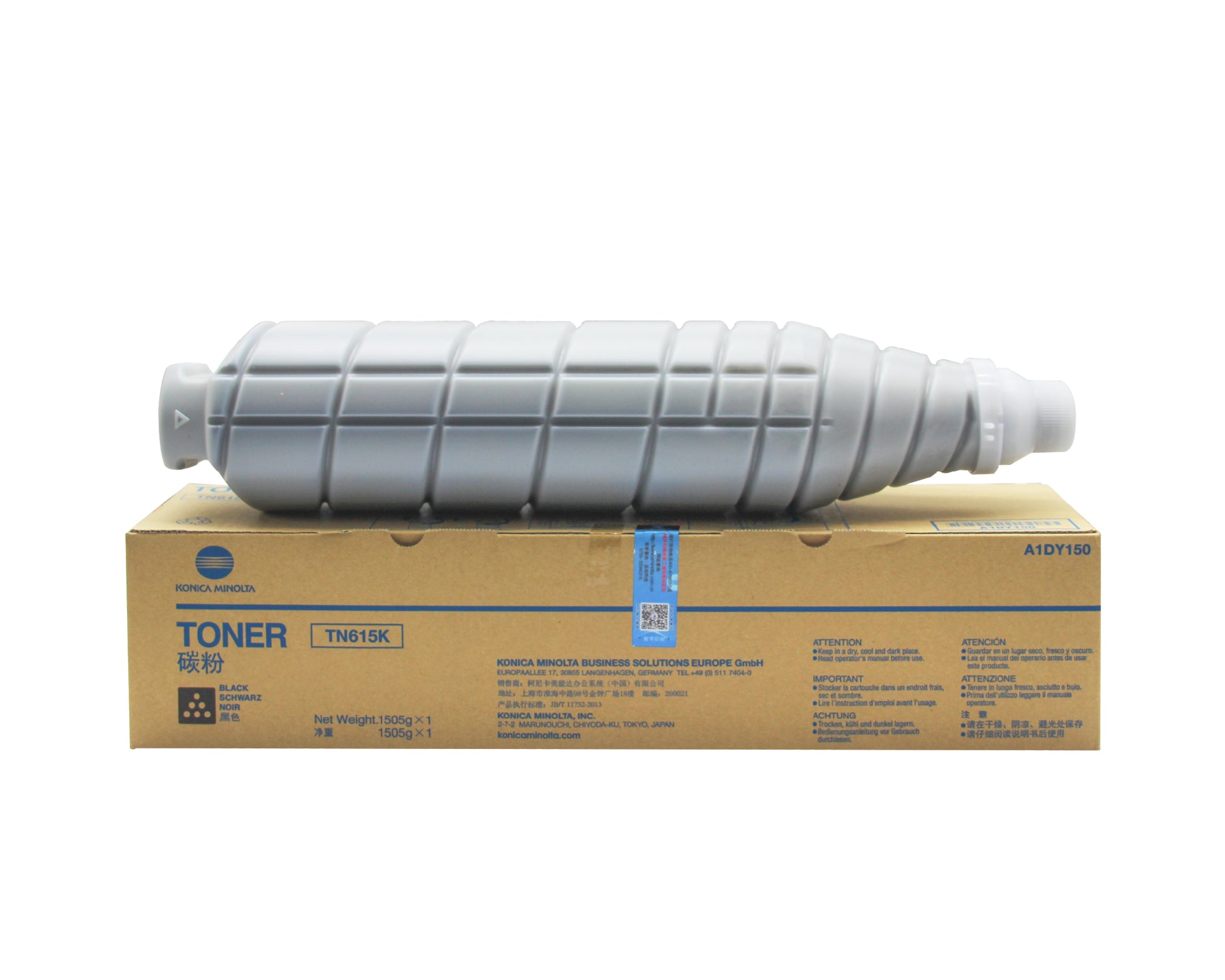 Konica Minolta Original Asia Version TN615 Toner Cartridge Set for C8000 C7000 C6500 C6501 C6000 A1DY150/A1DY250/A1DY350/A1DY450