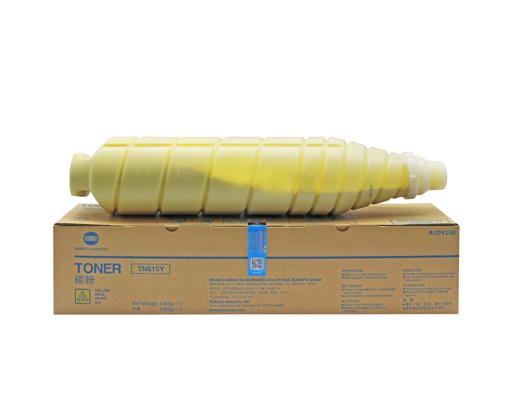 Konica Minolta Original Asia Version TN615 Toner Cartridge Set for C8000 C7000 C6500 C6501 C6000 A1DY150/A1DY250/A1DY350/A1DY450