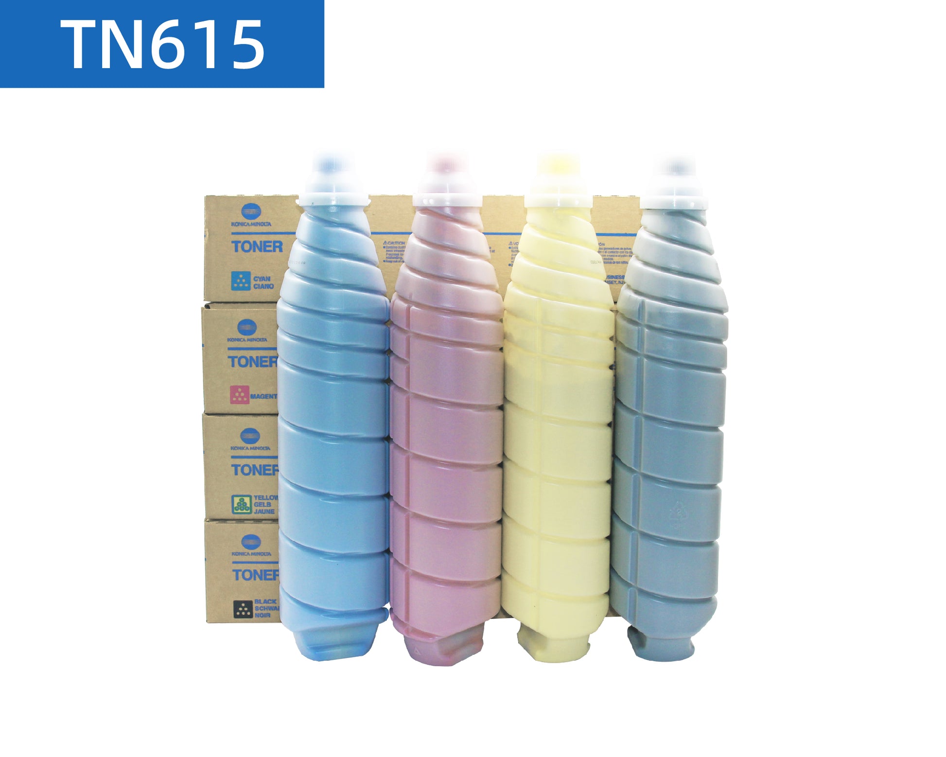 Konica Minolta Original US Version TN615 Toner Set for bizhub PRESS C8000 A1DY130-450