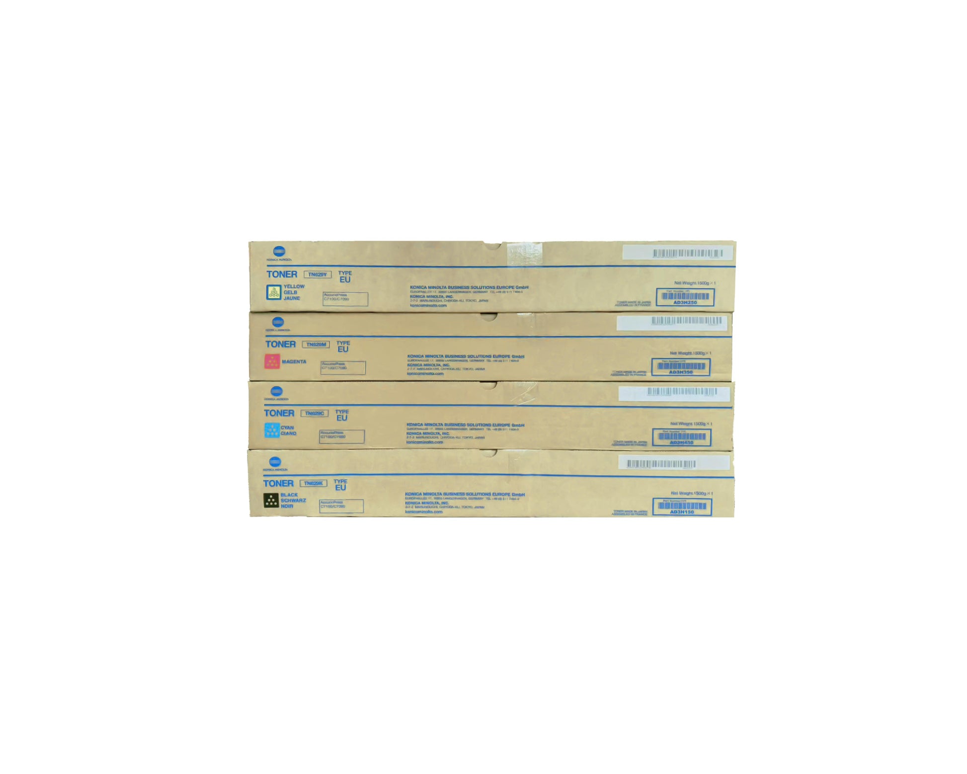 Konica Minolta TN629 EU Original Black Toner Cartridge for AccurioPress C7090 / C7100 AD3H150